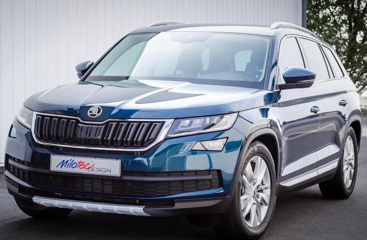 Ochranné lišty bočních dveří, Škoda Kodiaq, 2016-