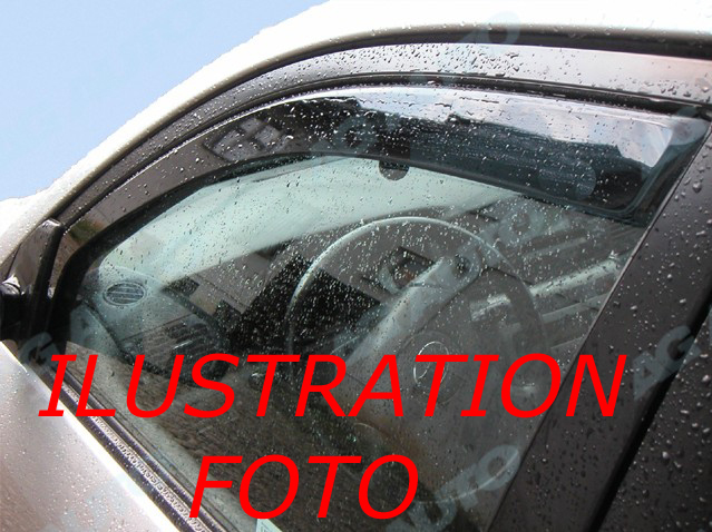 Větrné clony - ofuky oken (deflektory, plexi), Škoda Octavia I, 1997->, Limousine , přední + zadní