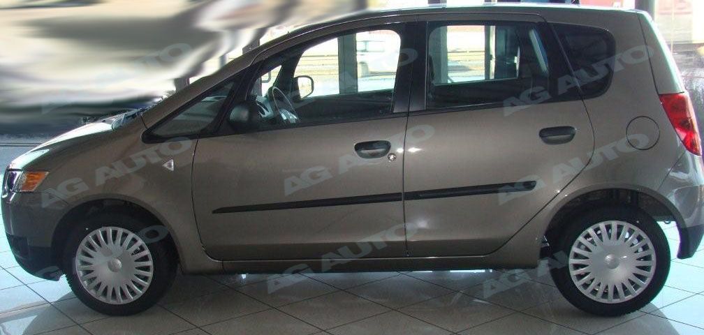 Ochranné boční lišty na dveře, Mitsubishi Colt, 2008-2012, 5-dvéř.