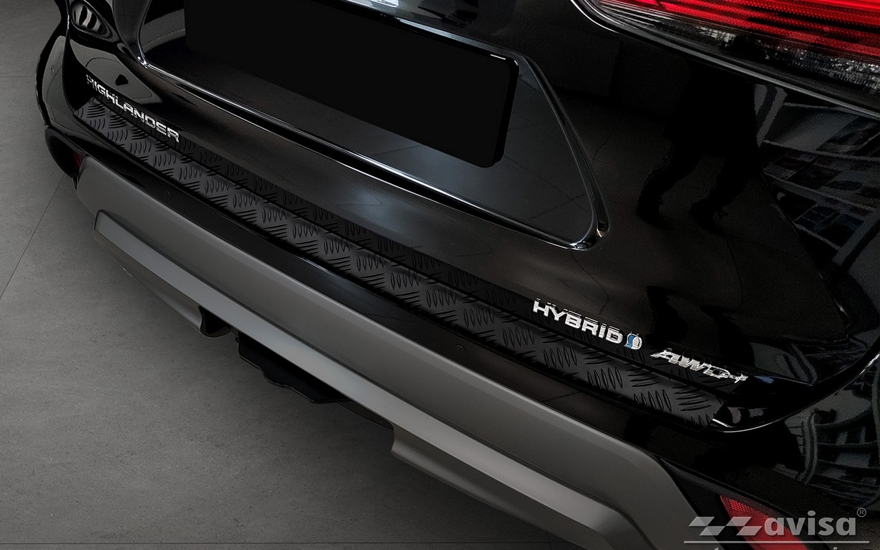 Ochranná lišta zadního nárazníku Toyota Highlander IV, 2019- , Mat Black