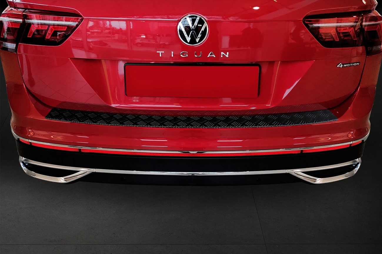 Ochranná lišta zadního nárazníku VW Tiguan II, 2015-2024, Všechny verze, Mat Black