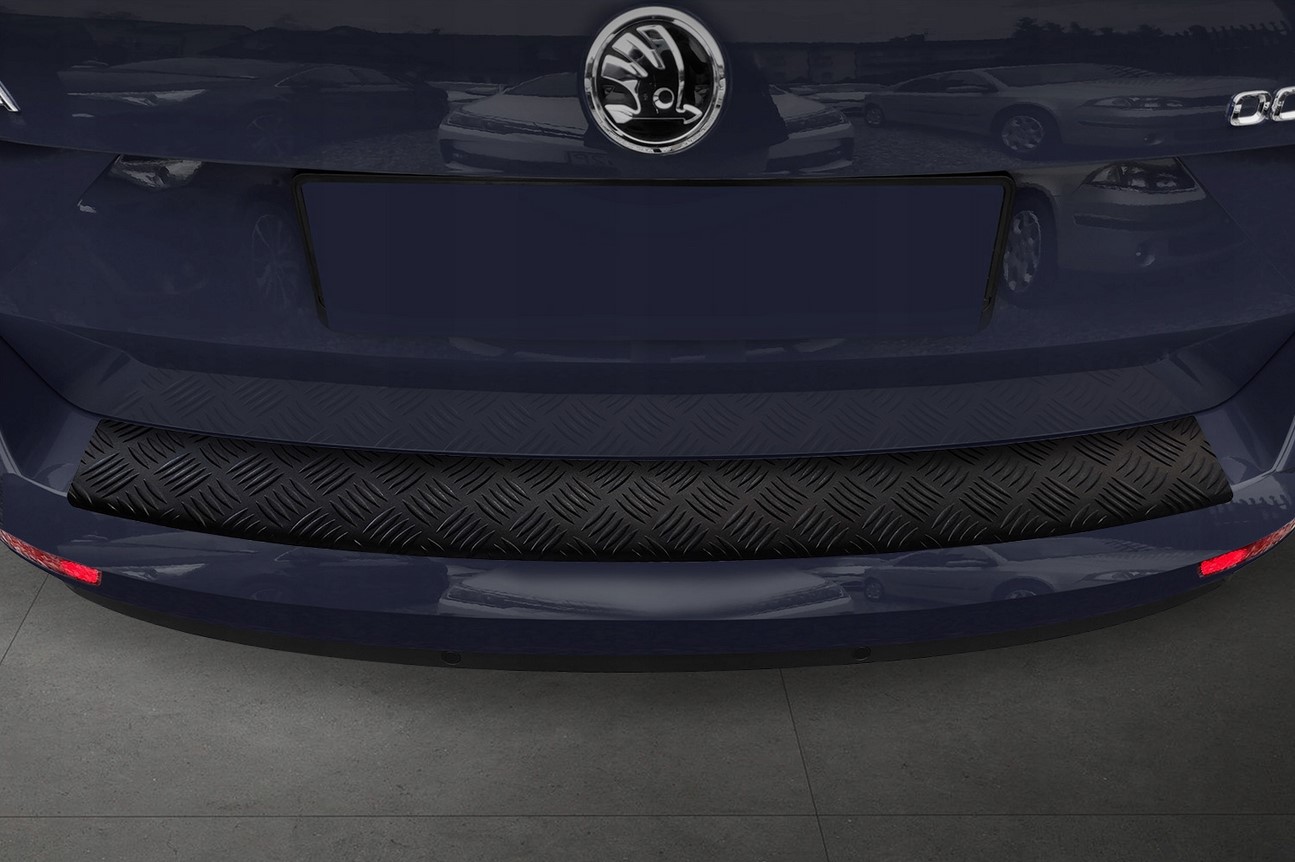 Ochranná lišta zadního nárazníku Škoda Octavia III, 2016-2019, Combi, Facelift, Mat Black