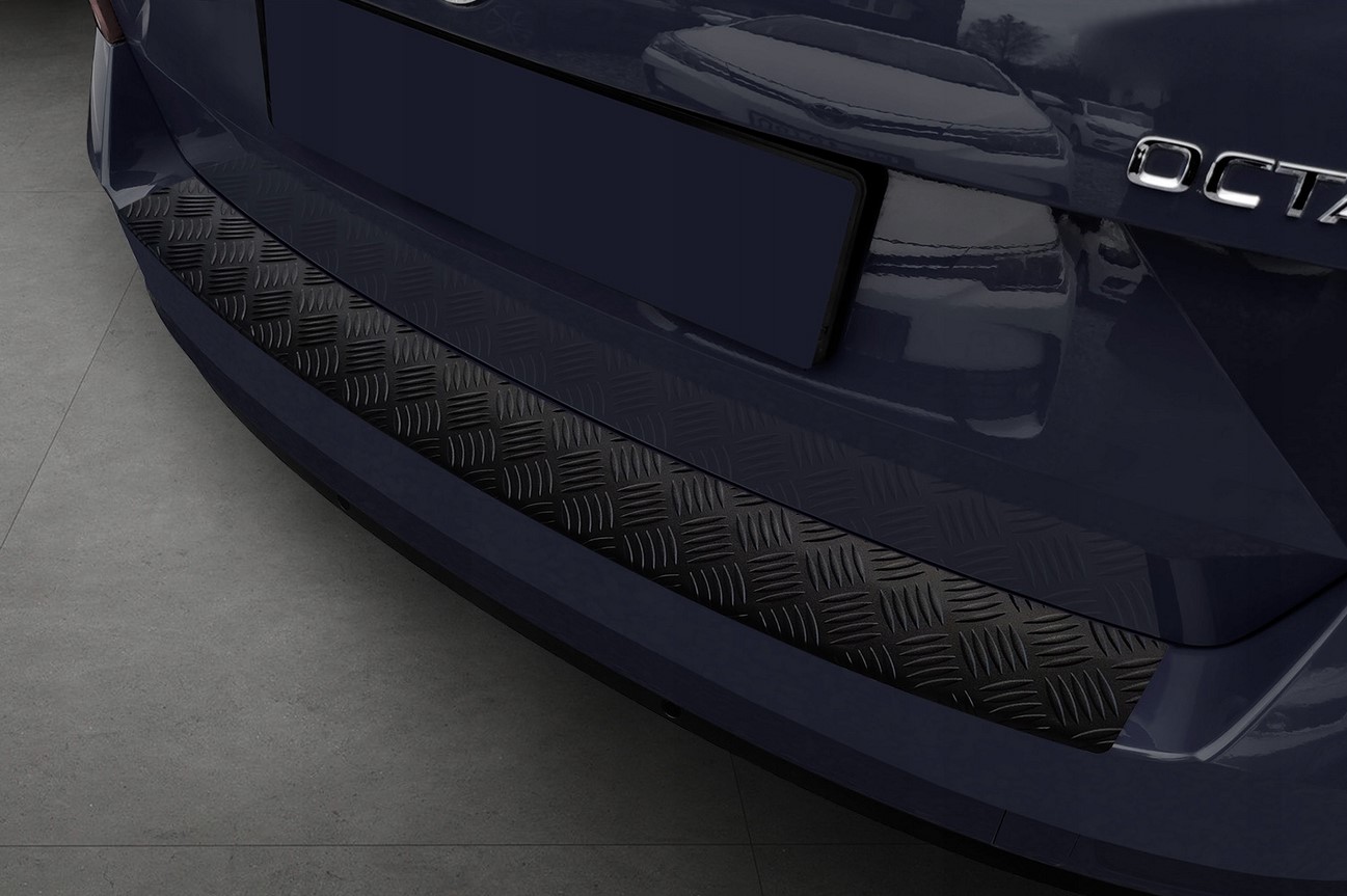 Ochranná lišta zadního nárazníku Škoda Octavia III, 2016-2019, Combi, Facelift, Mat Black