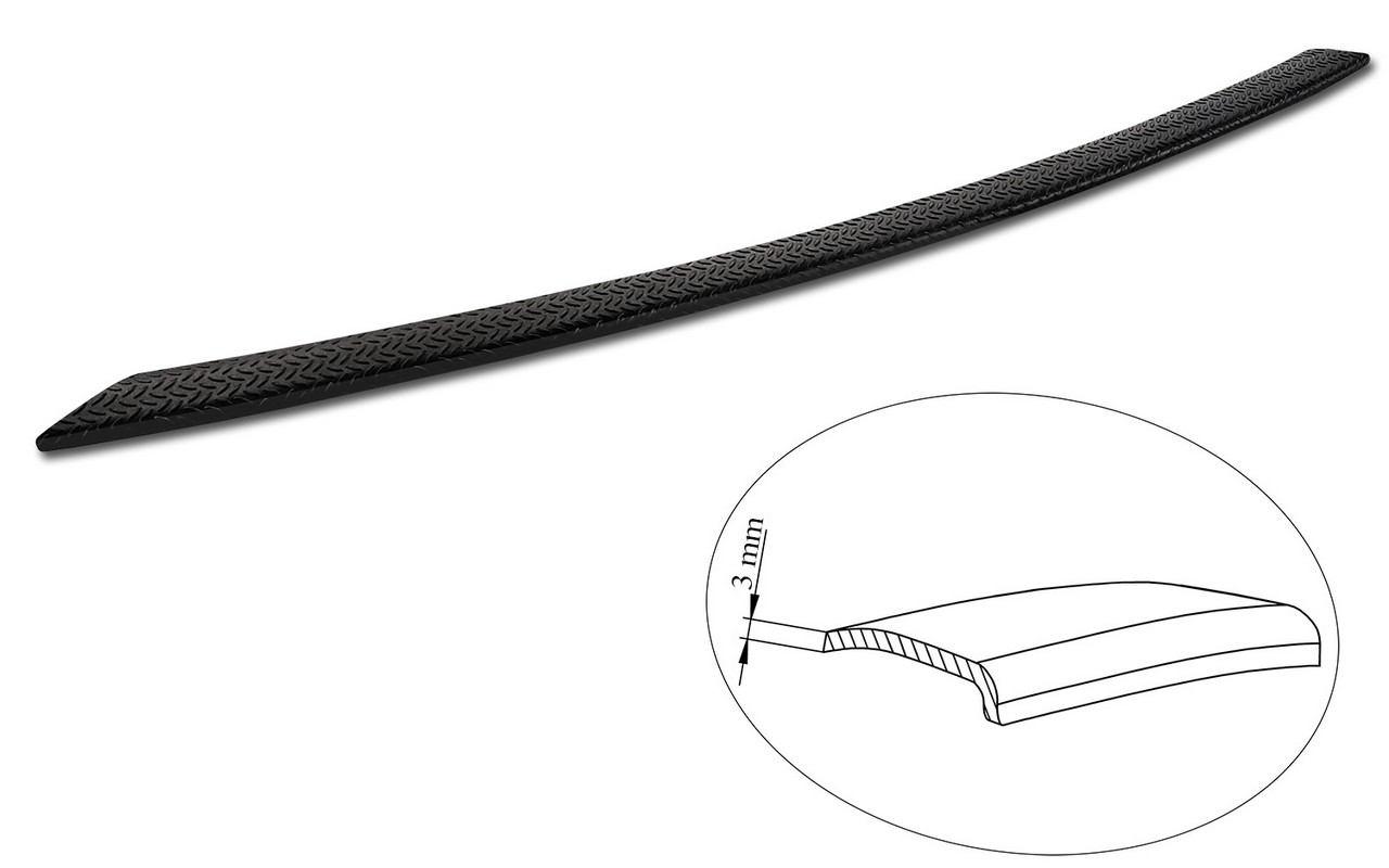 Ochranná lišta zadního nárazníku Kia Sorento IV, 2021- , Mat Black