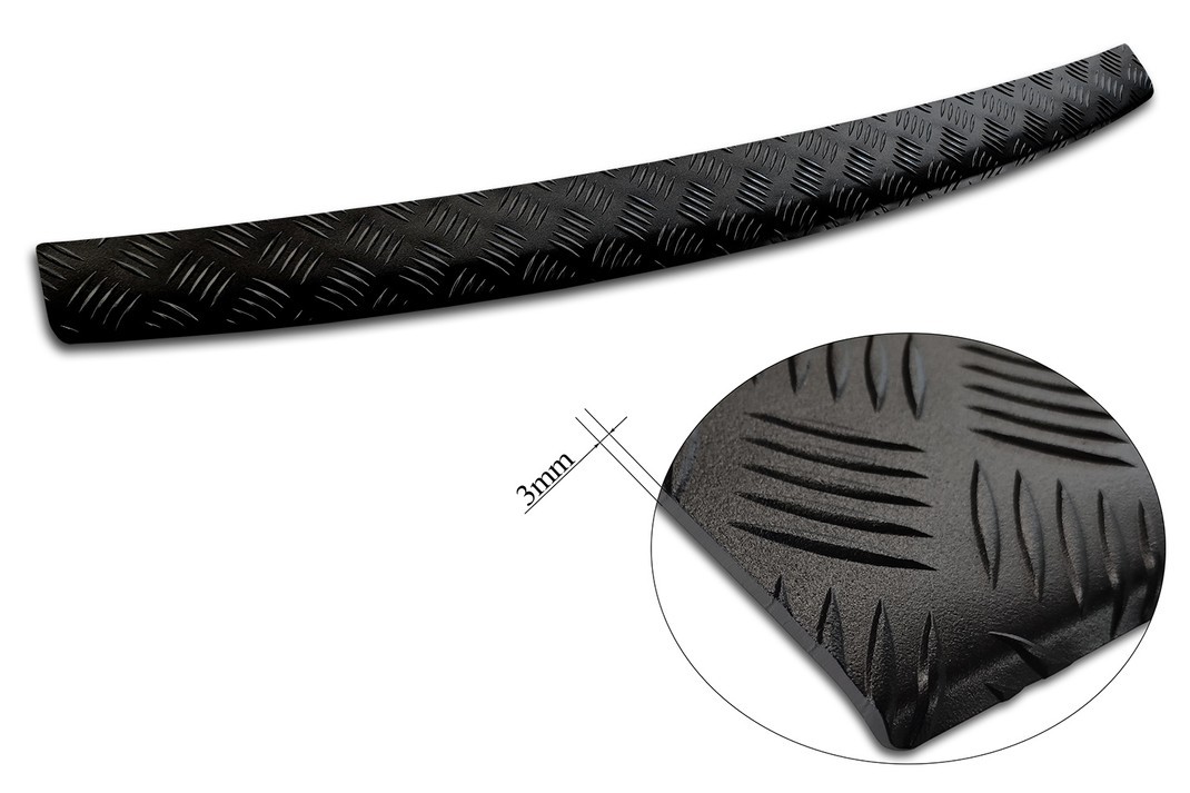 Ochranná lišta zadního nárazníku Jeep Cherokee V, KL, 2019- , Facelift, Mat Black