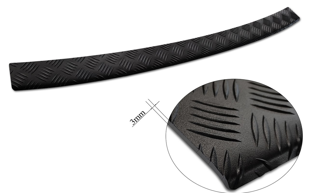 Ochranná lišta zadního nárazníku Volvo XC60 II, 2017- , Plug-In Hybrid, Mat Black