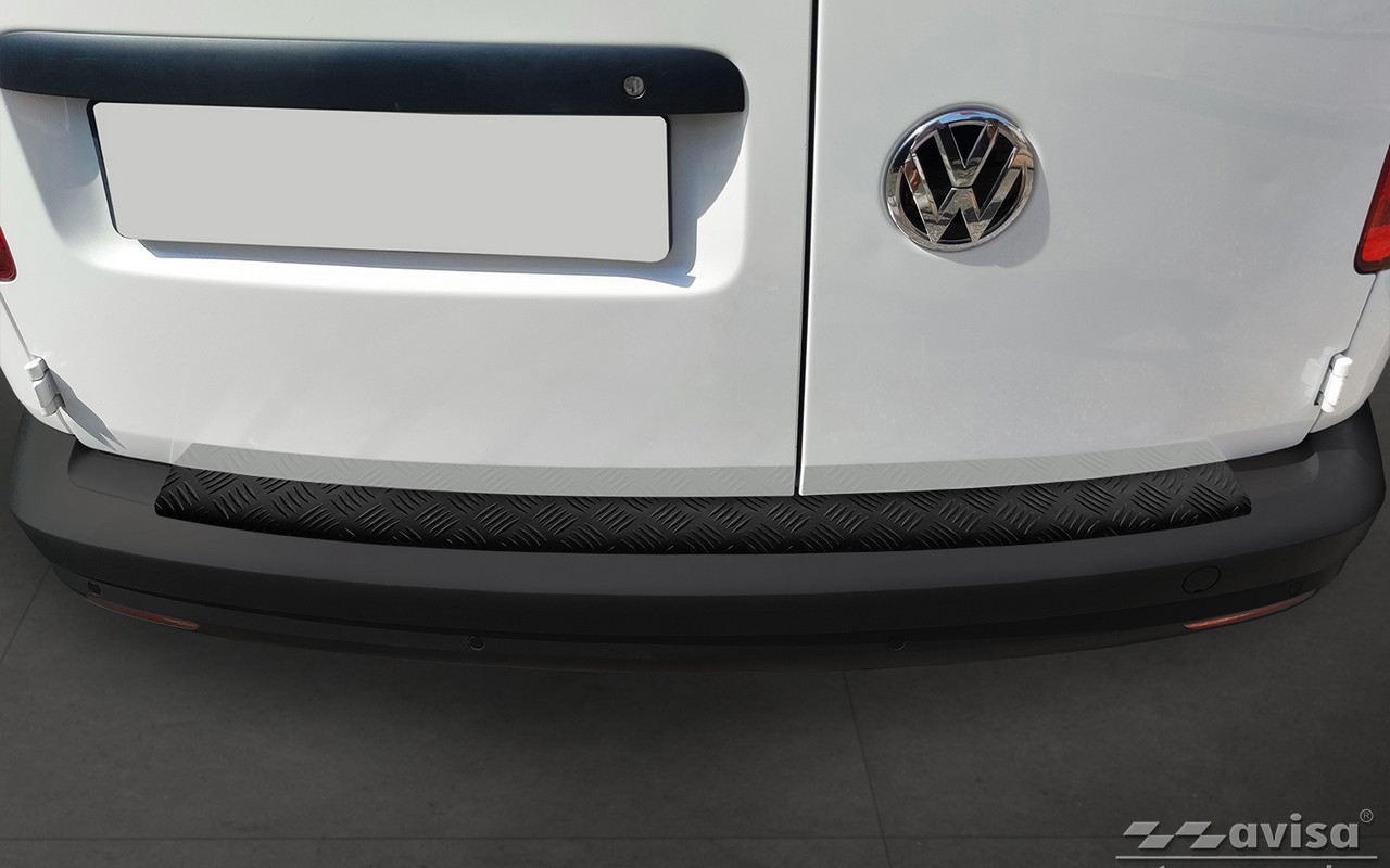 Ochranná lišta zadního nárazníku VW Caddy, 2003-2020, Mat Black