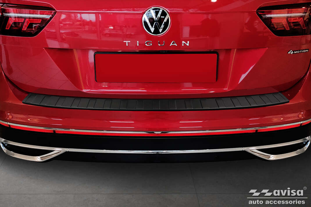 Ochranná lišta zadního nárazníku VW Tiguan II, 2015-2024, Všechny verze, Mat Black