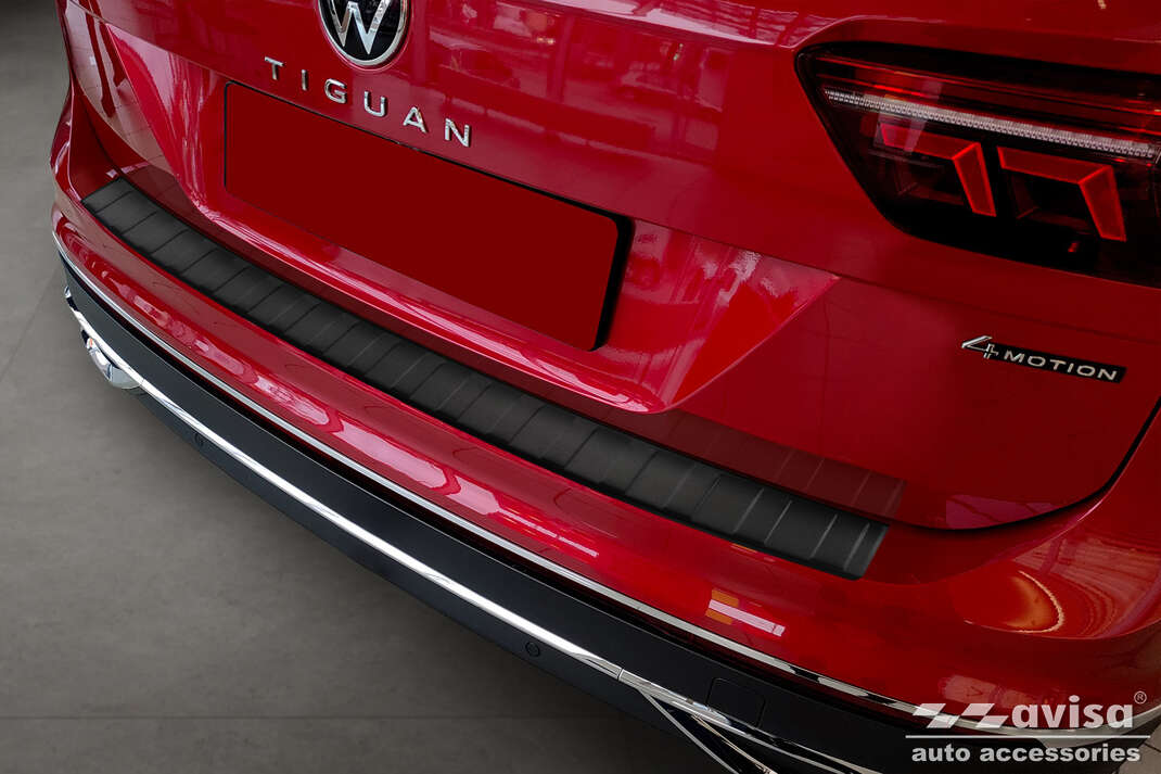 Ochranná lišta zadního nárazníku VW Tiguan II, 2015-2024, Všechny verze, Mat Black