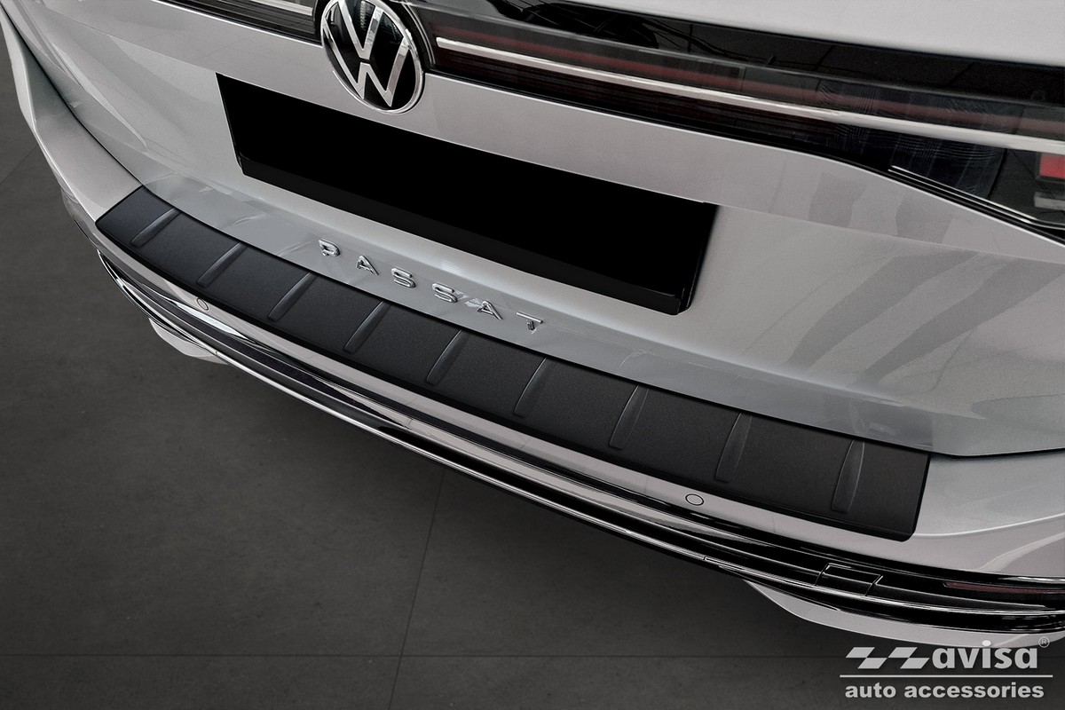 Ochranná lišta zadního nárazníku VW Passat B9, 2024- ,Variant, Combi, Mat Black