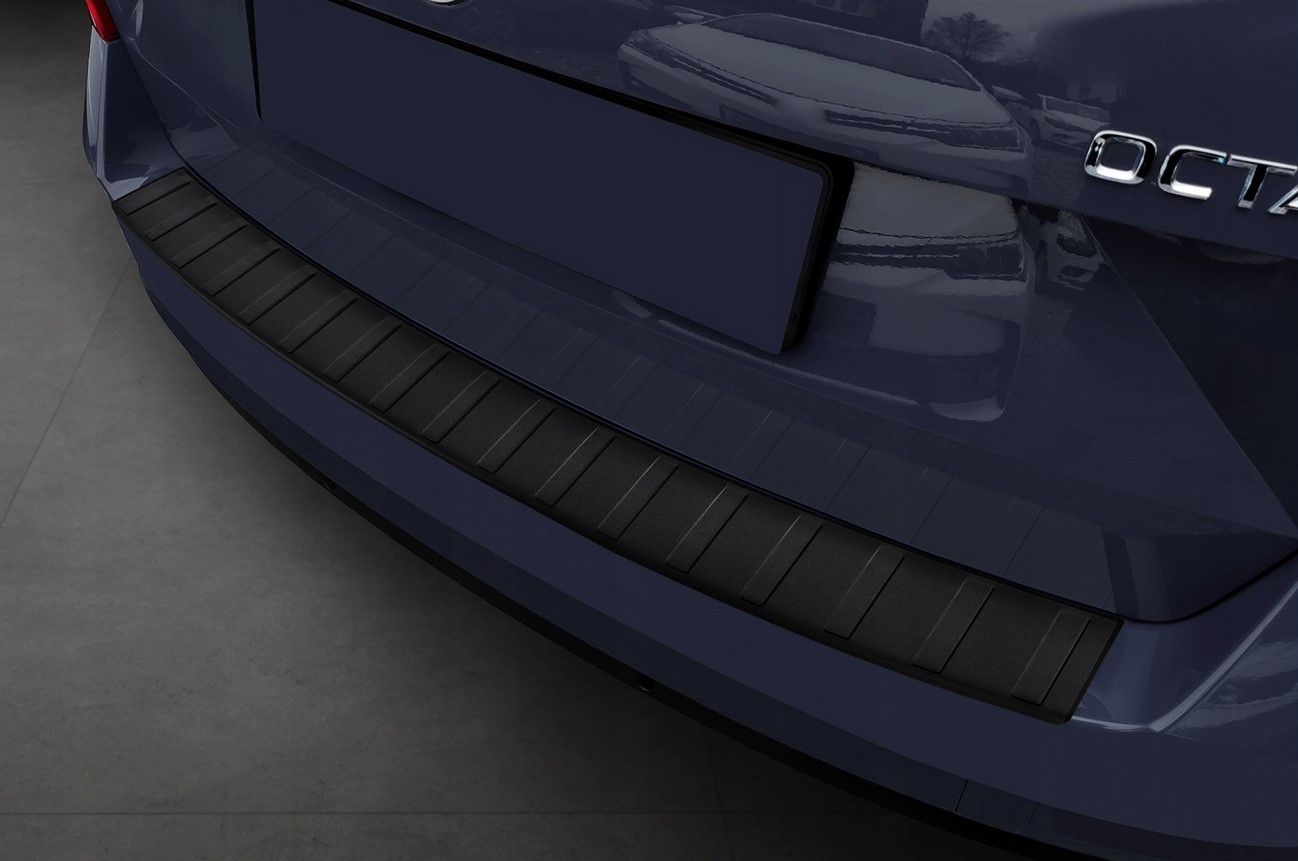 Ochranná lišta zadního nárazníku Škoda Octavia III, 2016-2019, Combi, Facelift, Mat Black