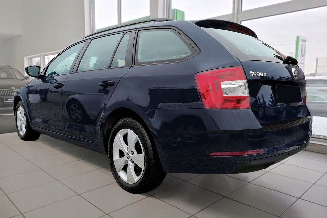 Ochranná lišta zadního nárazníku Škoda Octavia III, 2016-2019, Combi, Facelift, Mat Black