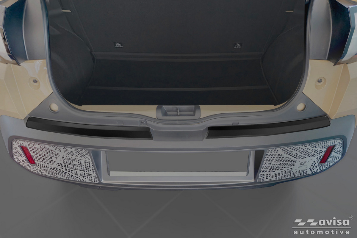 Ochranná lišta zadního nárazníku Dacia Spring, 2024- , Facelift, Mat Black