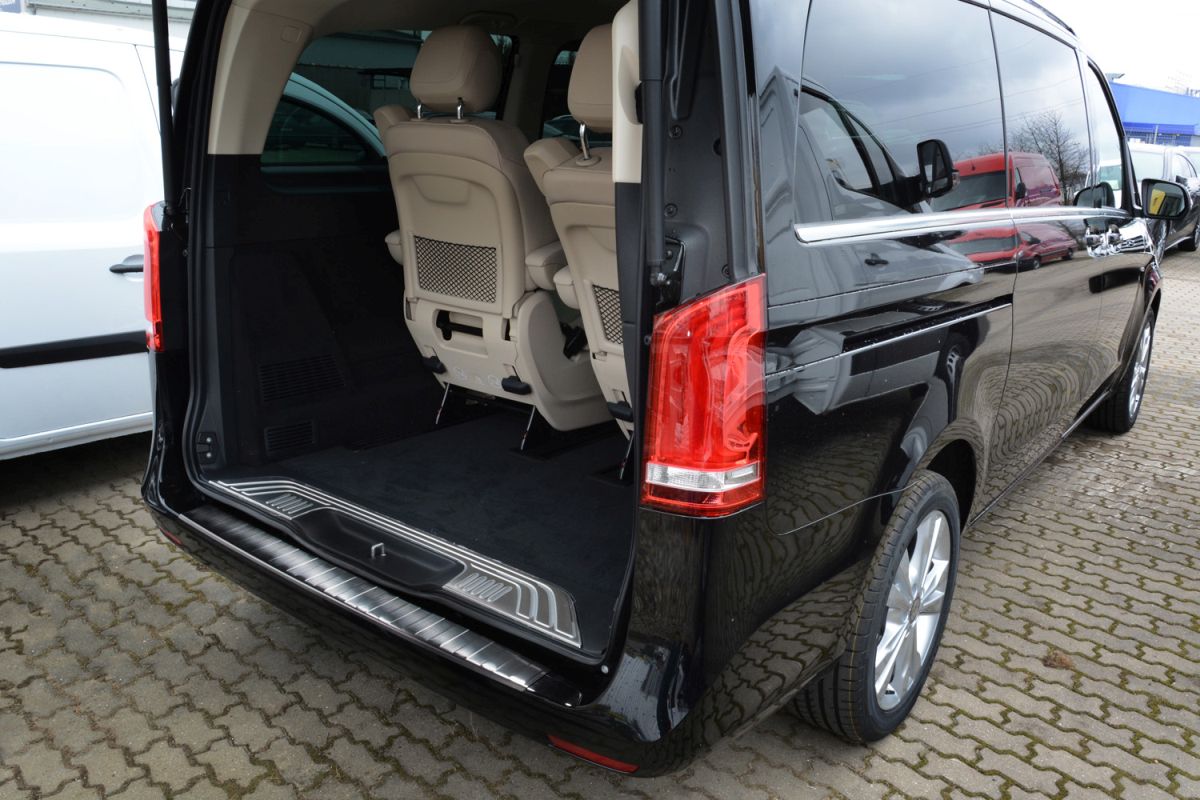 Ochranná lišta zadního nárazníku Mercedes Vito, V-Klasse, W447, 2014- , Black