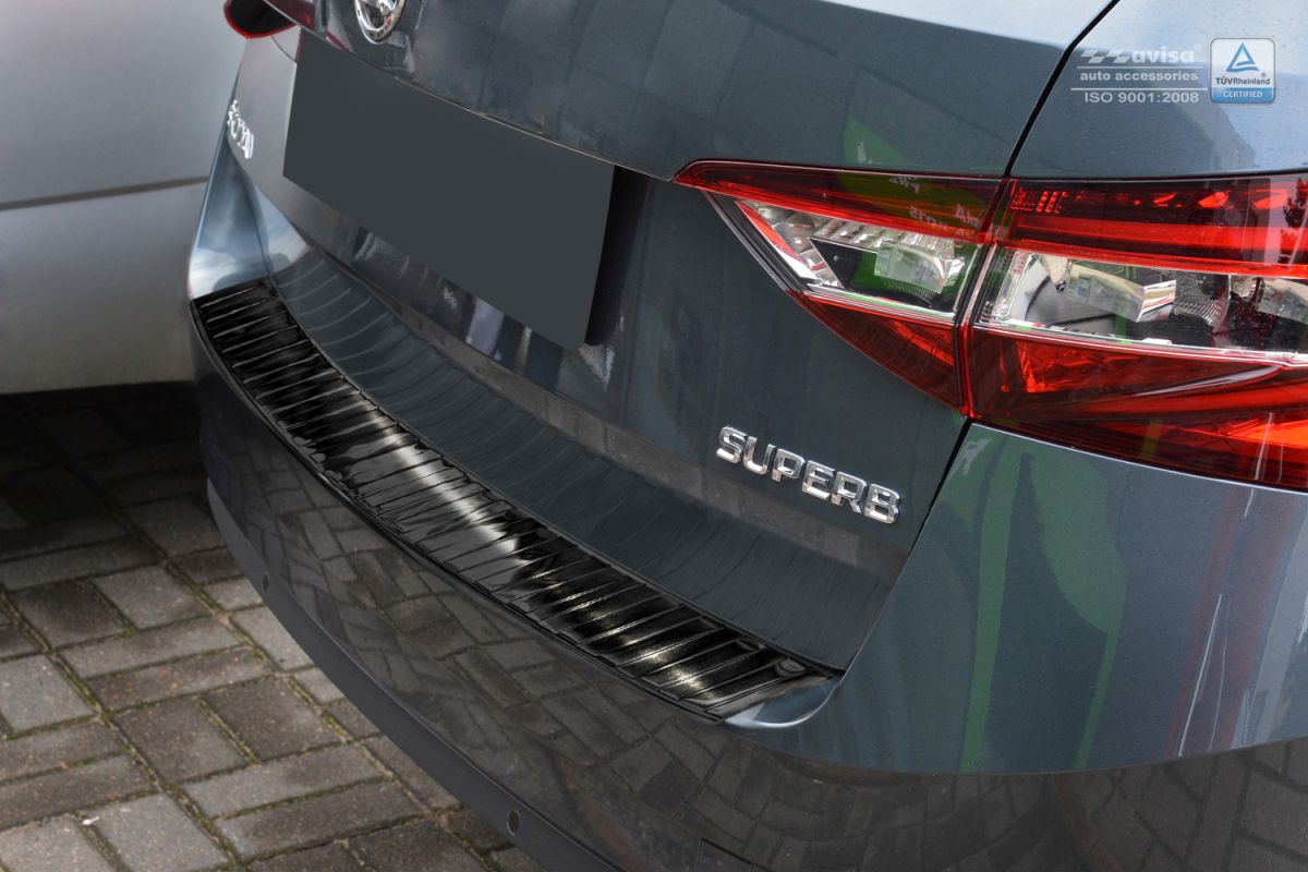 Ochranná lišta zadního nárazníku Škoda Superb III, 2015- , Combi, Black