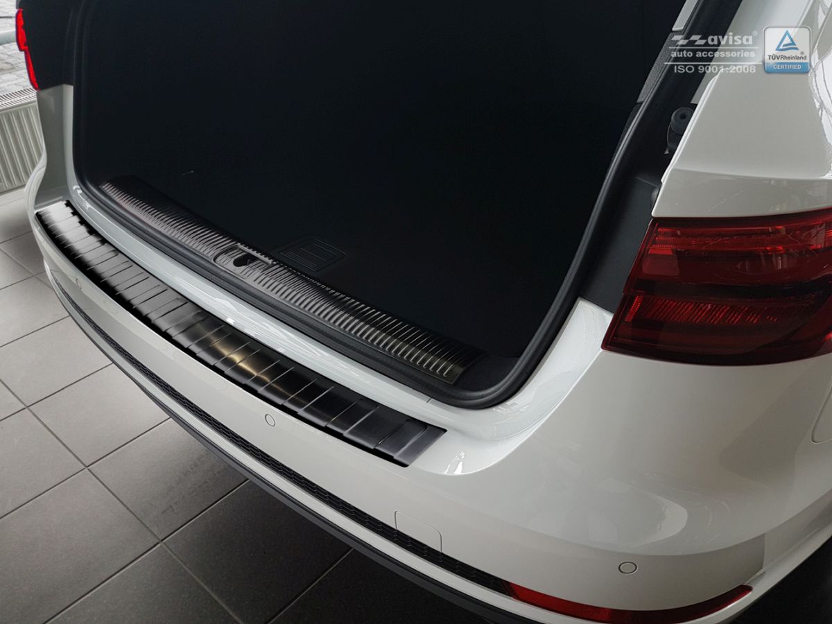 Ochranná lišta zadního nárazníku Audi A4, B9, 2015-2023, Combi, Black