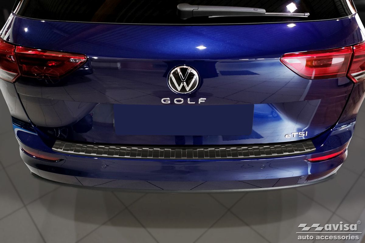 Ochranná lišta zadního nárazníku VW Golf VIII, 2019- , Combi, Black