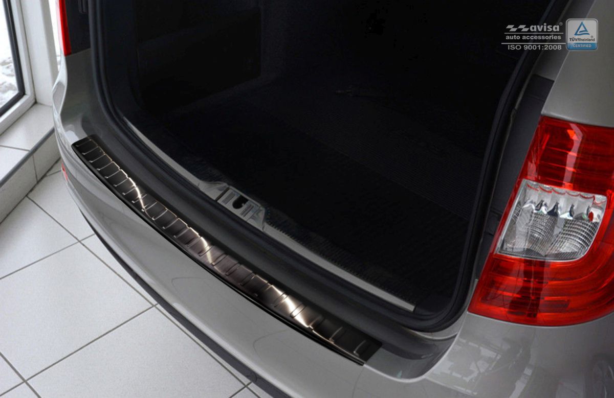 Ochranná lišta zadního nárazníku Škoda Superb II, 2014-2015, Combi, Facelift, Black