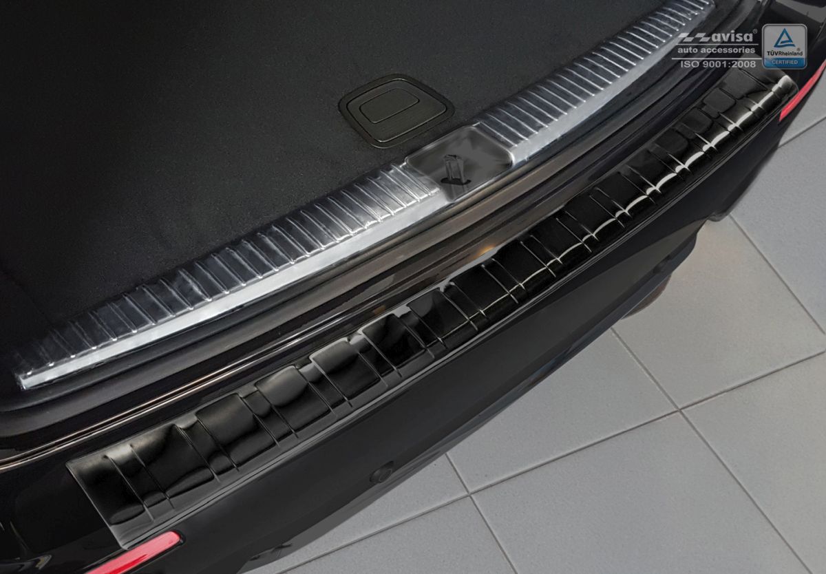 Ochranná lišta zadního nárazníku Mercedes E-Class, W213, 2016- , T- model, Combi, Black