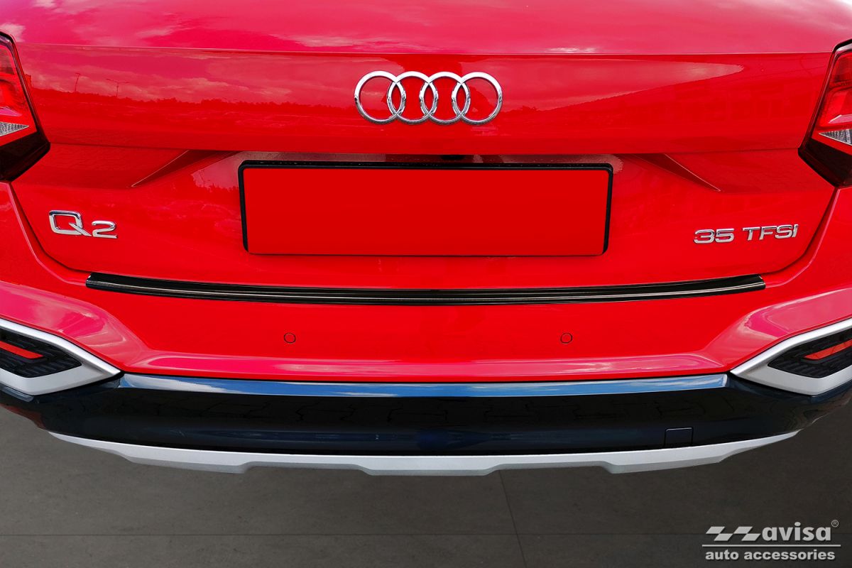 Ochranná lišta zadního nárazníku Audi Q2, 2020- , Facelift, Black