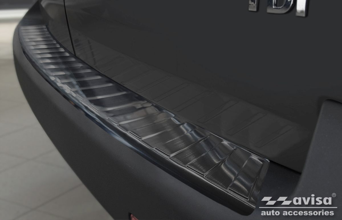 Ochranná lišta zadního nárazníku VW T5, 2003-2015, Multivan, Caravelle, Long, Black