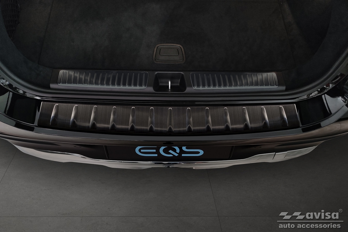 Ochranná lišta zadního nárazníku Mercedes EQS, X296, 2022- , SUV, Black