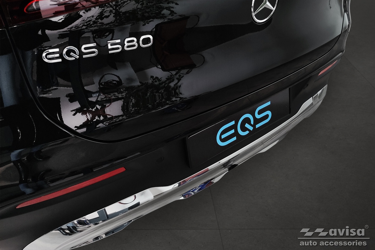 Ochranná lišta zadního nárazníku Mercedes EQS, X296, 2022- , SUV, Black