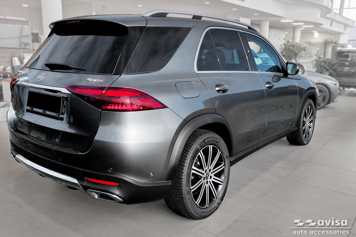Ochranná lišta zadního nárazníku Mercedes GLE II, W167, 2023- , Facelift, Black