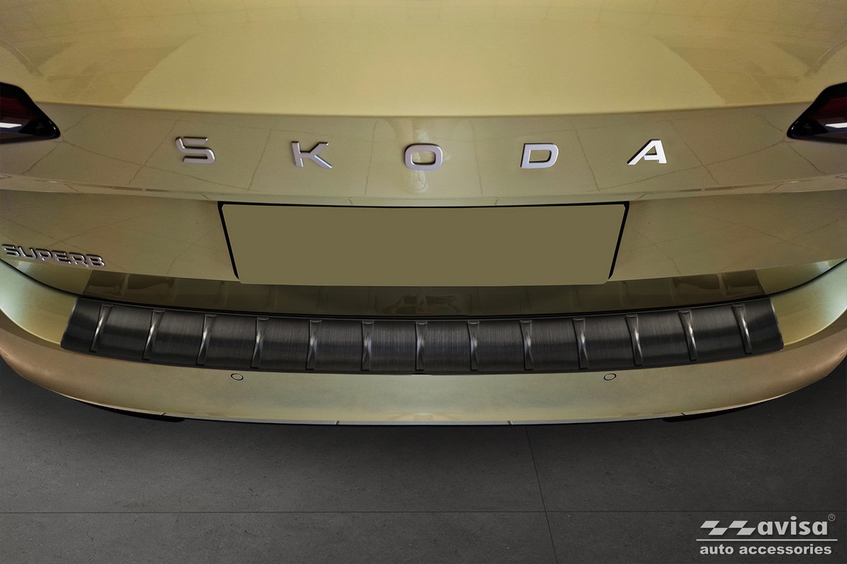 Ochranná lišta zadního nárazníku Škoda Superb IV, 2024- , Combi, Black