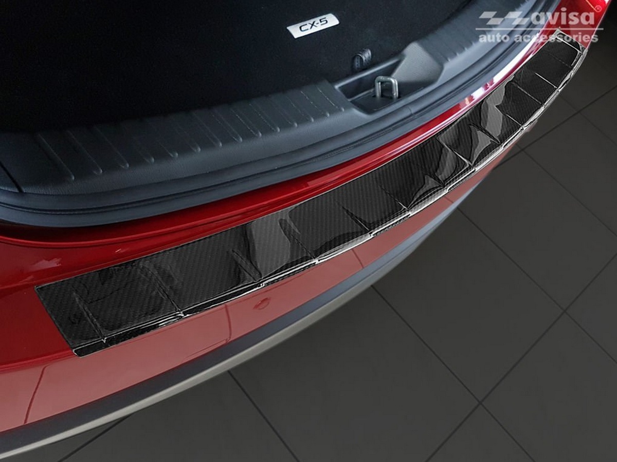Ochranná lišta zadního nárazníku Mazda CX-5, 2017- , Carbon