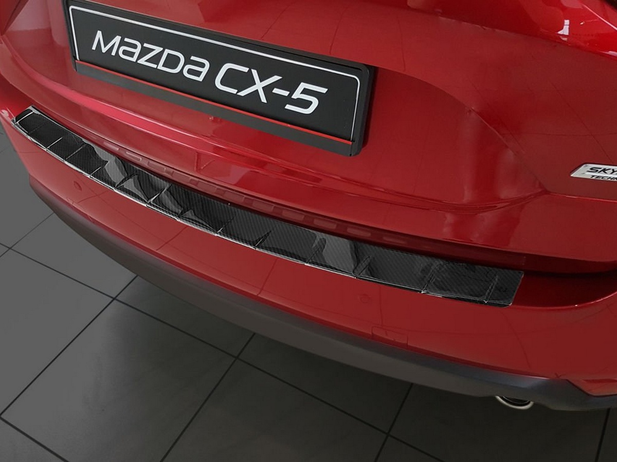 Ochranná lišta zadního nárazníku Mazda CX-5, 2017- , Carbon