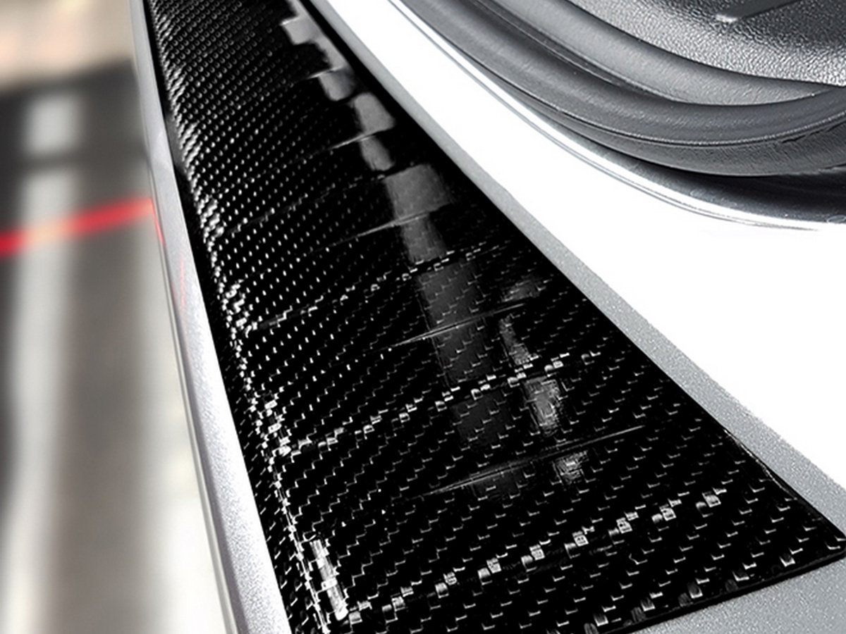 Ochranná lišta zadního nárazníku Mitsubishi ASX, 2019-2022, Facelift, Carbon
