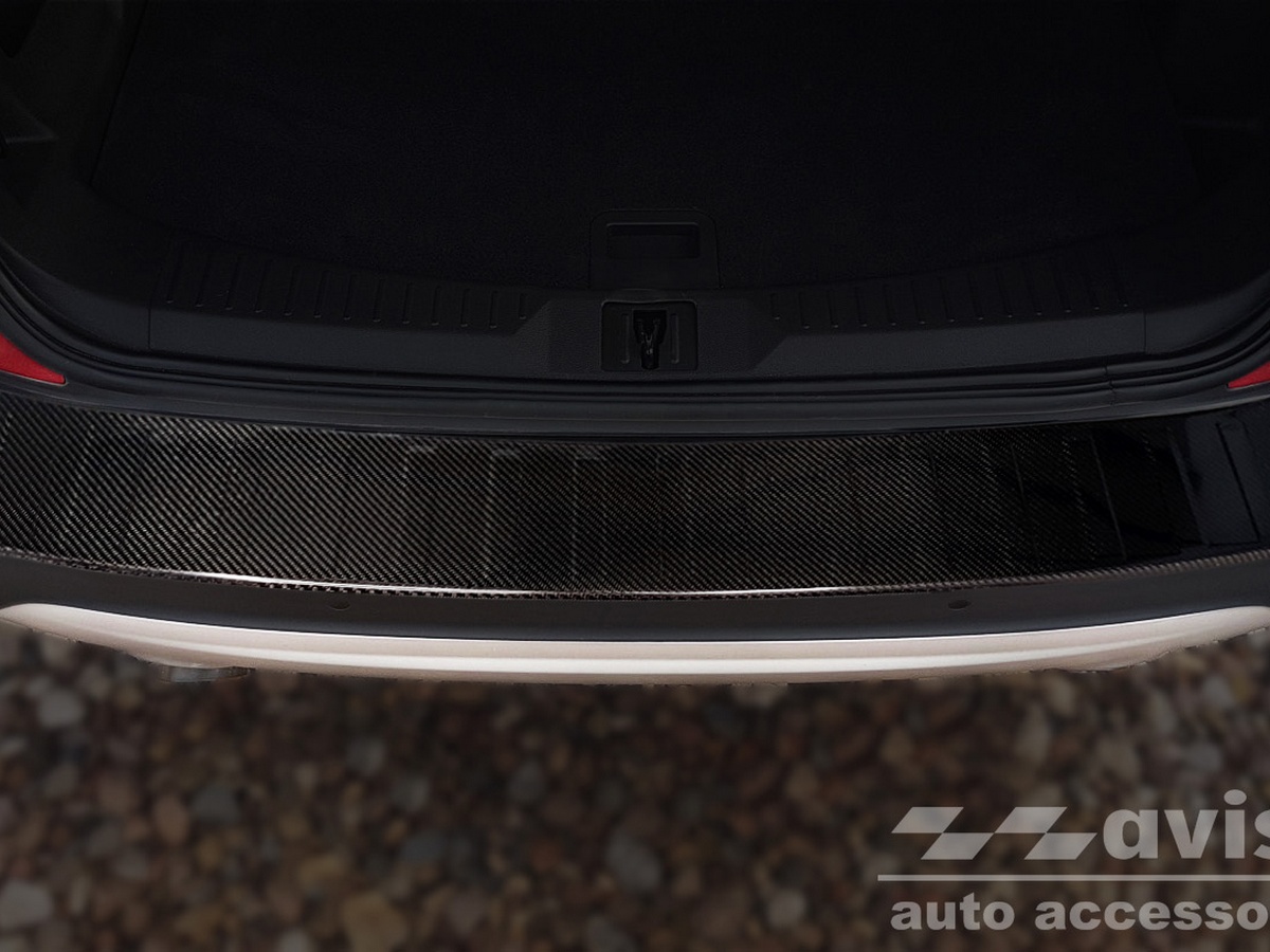 Ochranná lišta zadního nárazníku Ford Kuga II, 2012-2019, Carbon