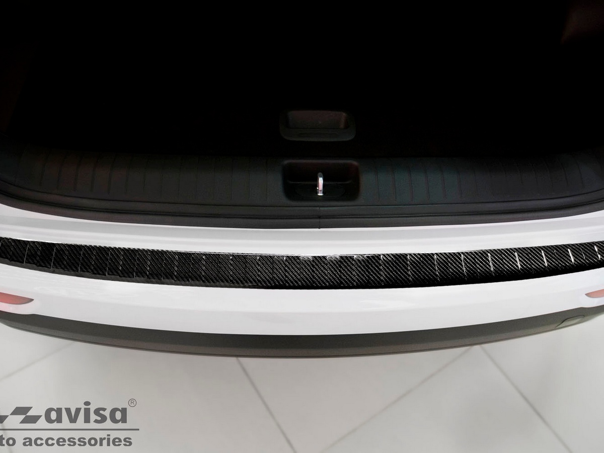 Ochranná lišta zadního nárazníku Kia Sportage IV, 2015-2018, Carbon