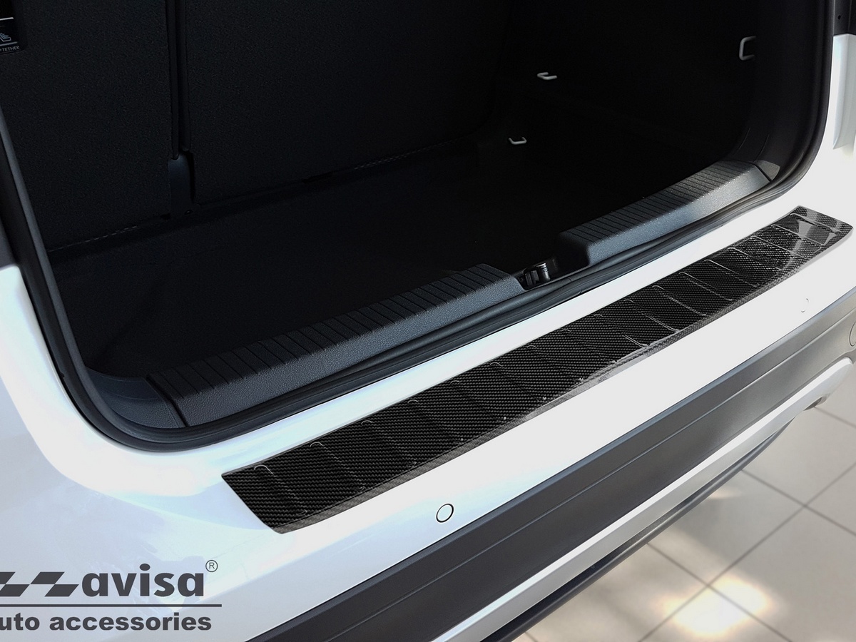Ochranná lišta zadního nárazníku VW T-Cross, 2018- , Carbon