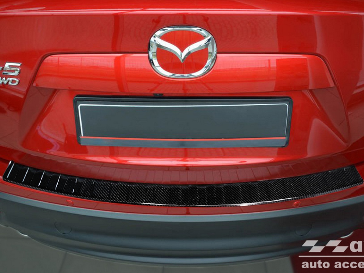 Ochranná lišta zadního nárazníku Mazda CX-5, 2011-2017, Carbon