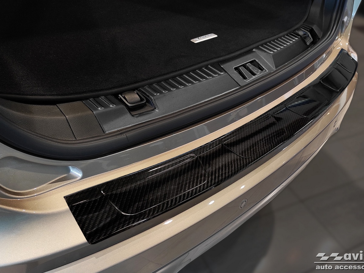 Ochranná lišta zadního nárazníku Ford Edge II, 2018- , Facelift, ST-Line, Vignale, Carbon