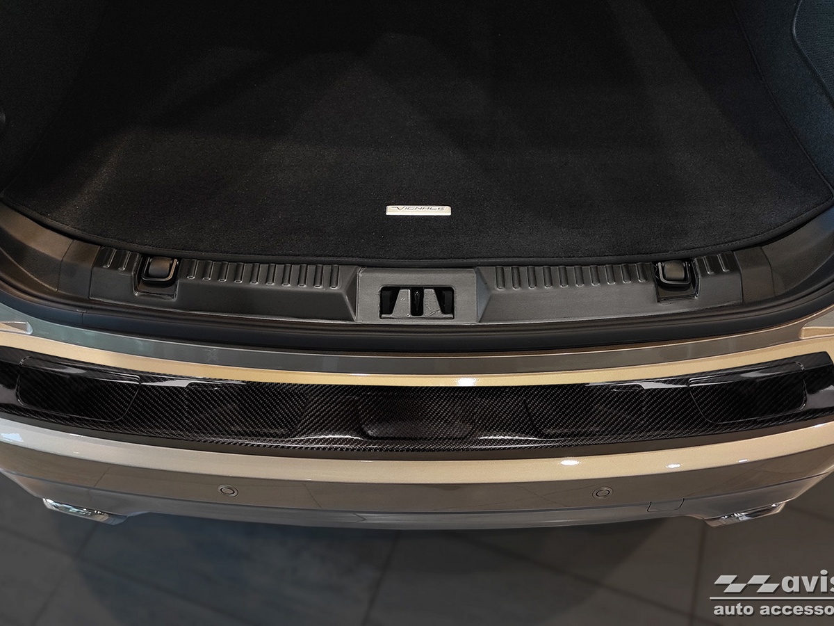 Ochranná lišta zadního nárazníku Ford Edge II, 2018- , Facelift, ST-Line, Vignale, Carbon