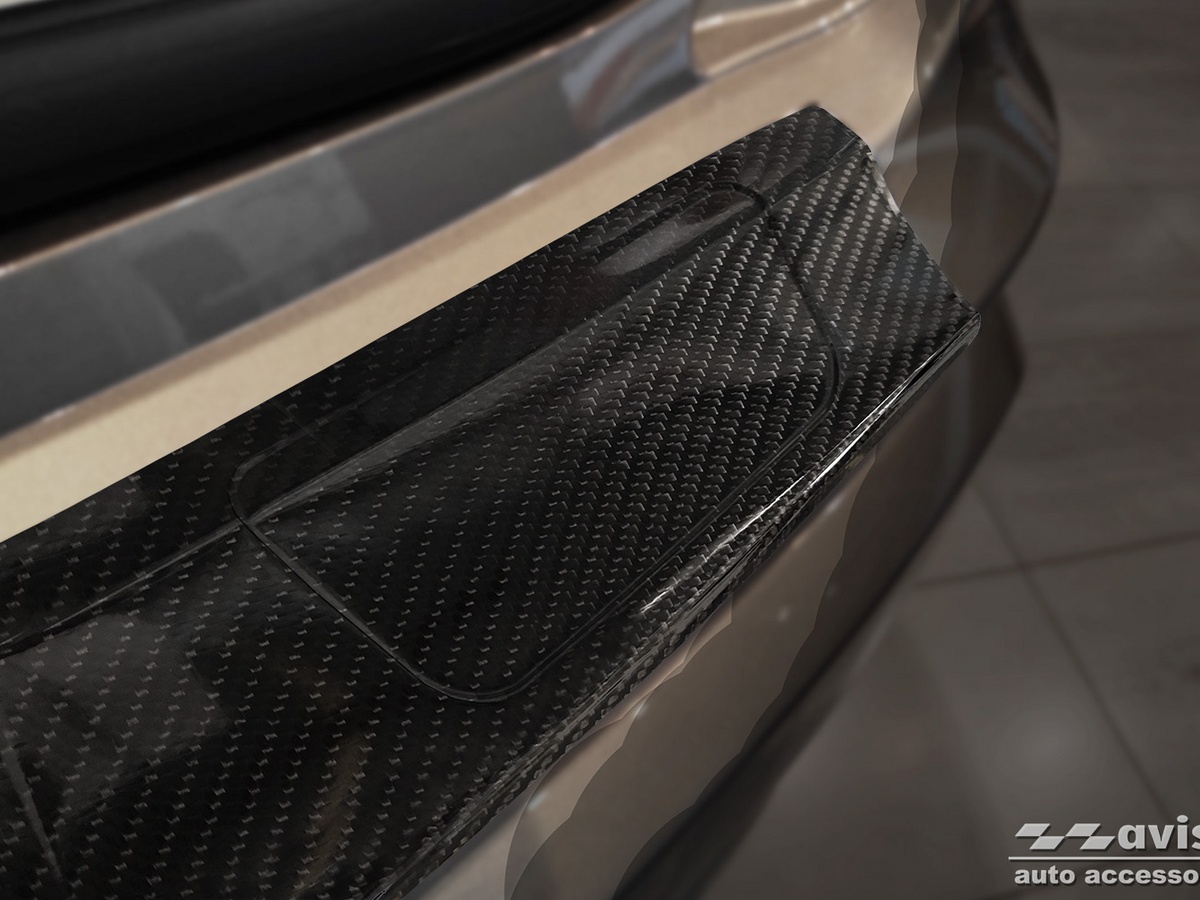 Ochranná lišta zadního nárazníku Ford Edge II, 2018- , Facelift, ST-Line, Vignale, Carbon
