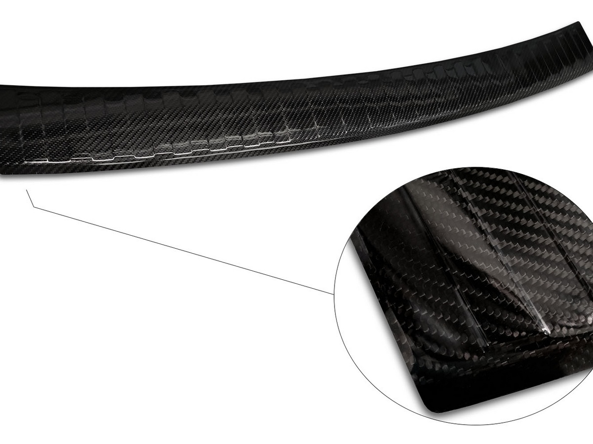 Ochranná lišta zadního nárazníku Porsche Cayenne, 2010-2014, Carbon