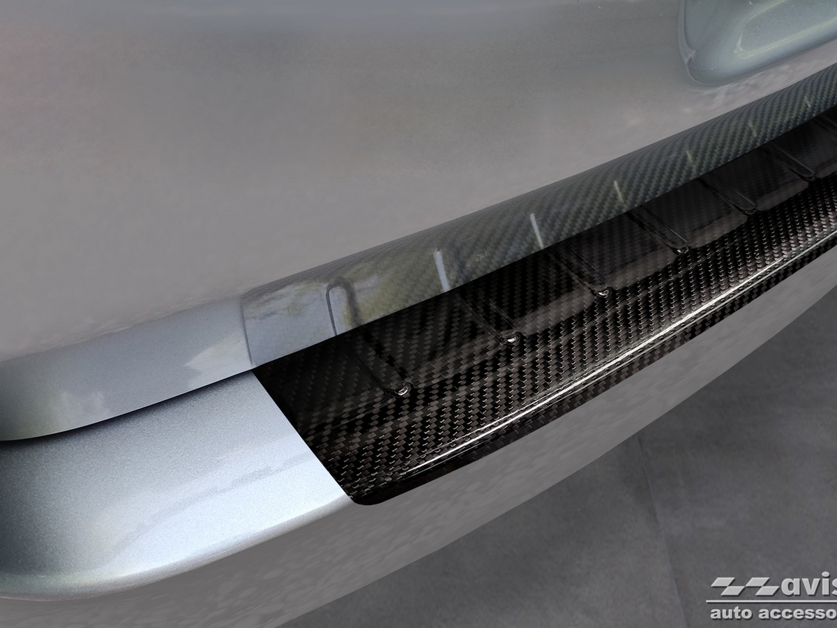 Ochranná lišta zadního nárazníku Peugeot 508, 2010-2018, Combi, Carbon