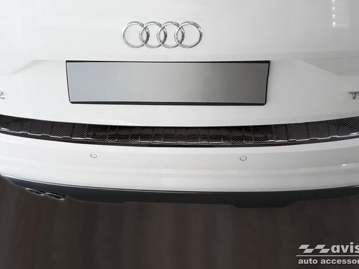 Ochranná lišta zadního nárazníku Audi Q2, 2016-2020, Carbon