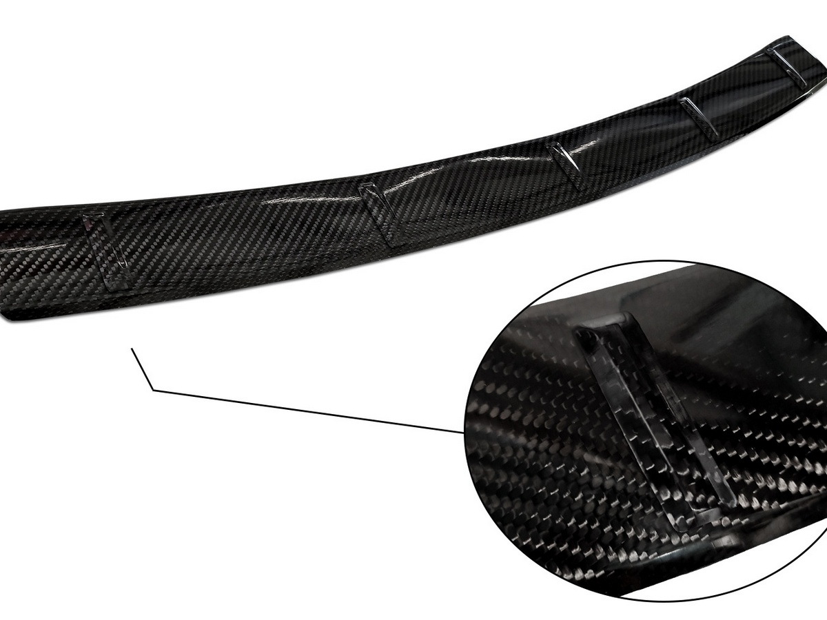 Ochranná lišta zadního nárazníku Ford Mustang VI, 2015-2023, Coupe, GT, Carbon
