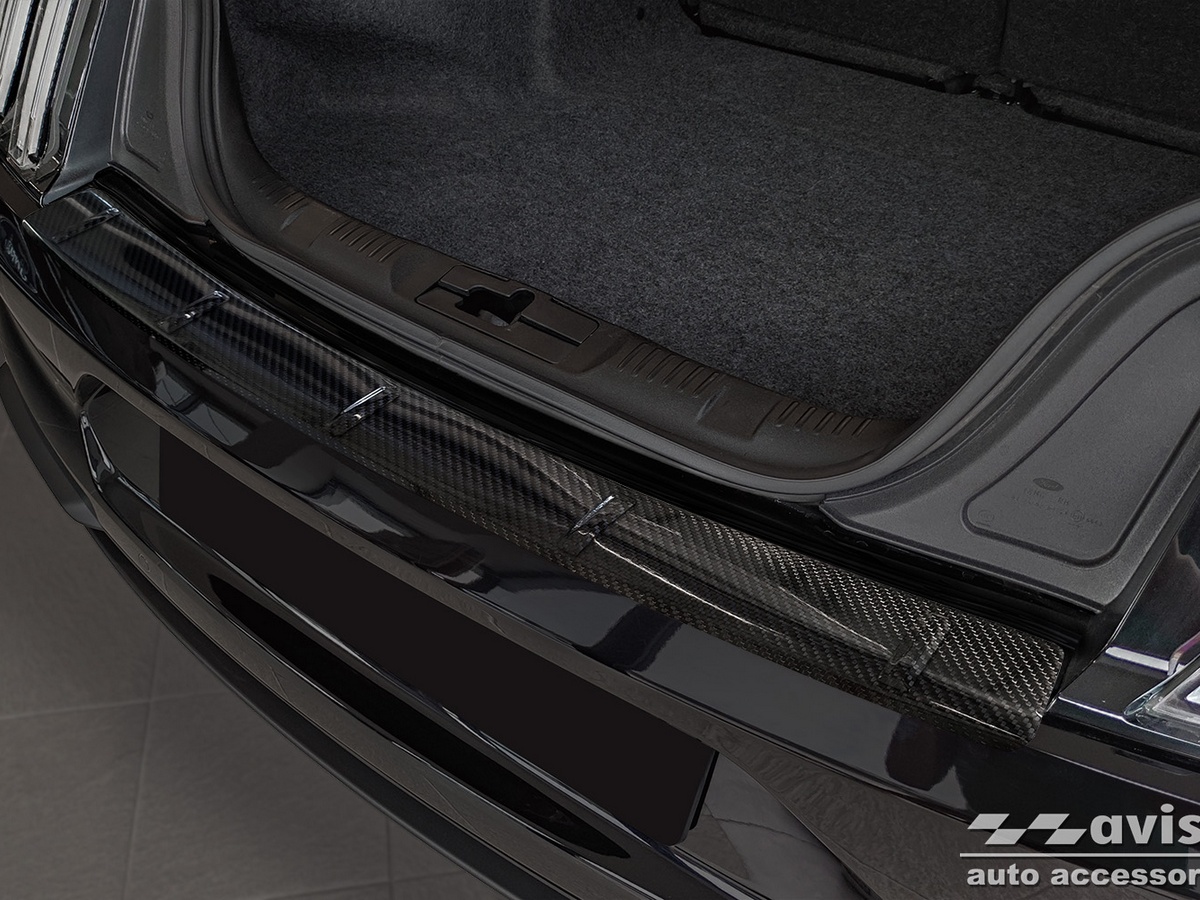 Ochranná lišta zadního nárazníku Ford Mustang VI, 2015-2023, Coupe, GT, Carbon