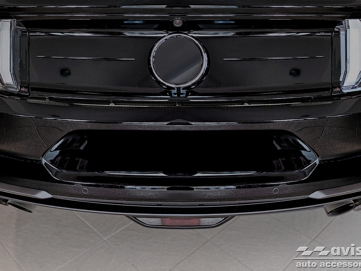 Ochranná lišta zadního nárazníku Ford Mustang VI, 2015-2023, Coupe, GT, Carbon