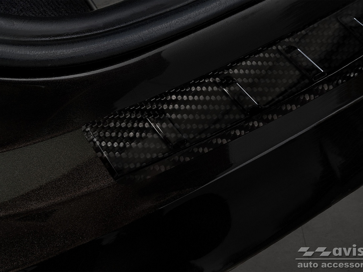 Ochranná lišta zadního nárazníku Audi A6, C7, 2011-2018, Combi, Allroad, Carbon