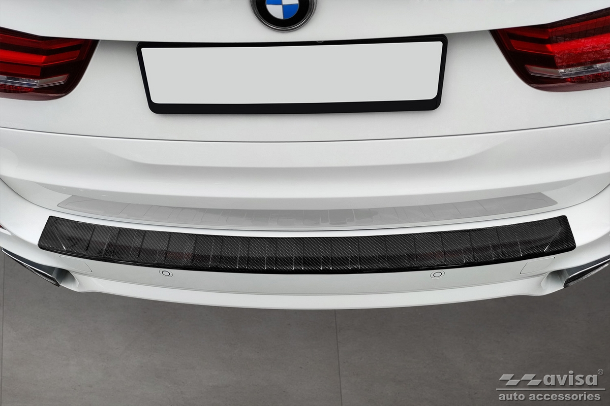Ochranná lišta zadního nárazníku BMW X5, F15, 2013-2018, M-Paket, Carbon