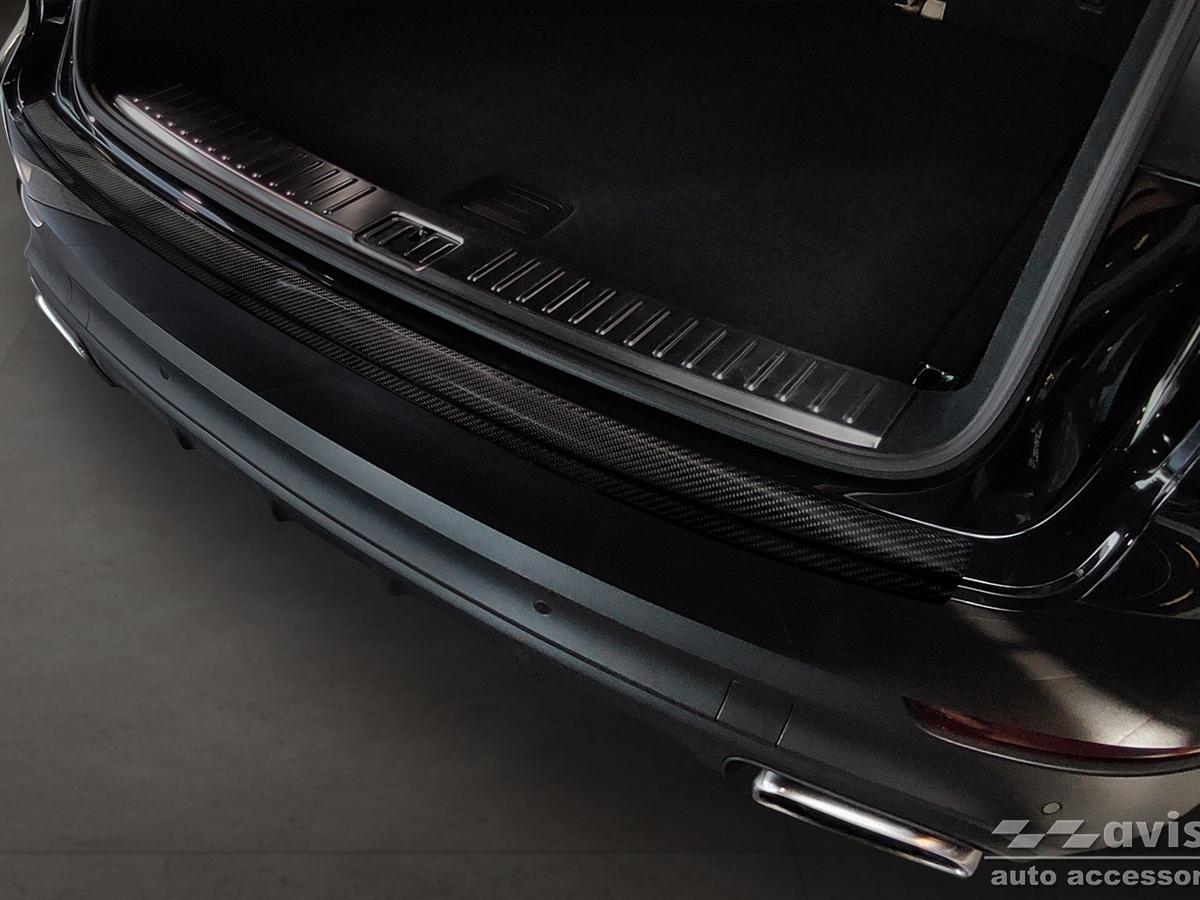 Ochranná lišta zadního nárazníku Porsche Cayenne, P0536, 2017- , Carbon