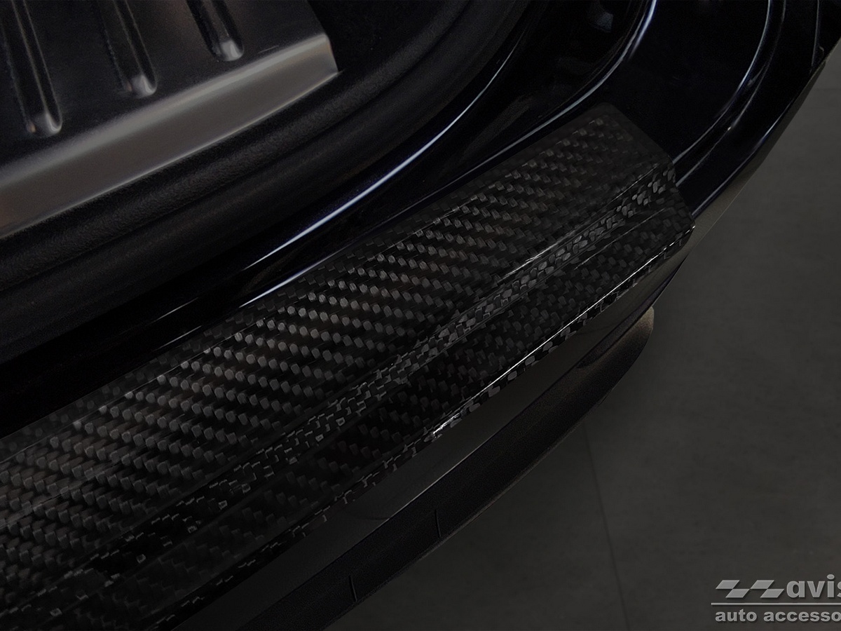 Ochranná lišta zadního nárazníku Porsche Cayenne, P0536, 2017- , Carbon