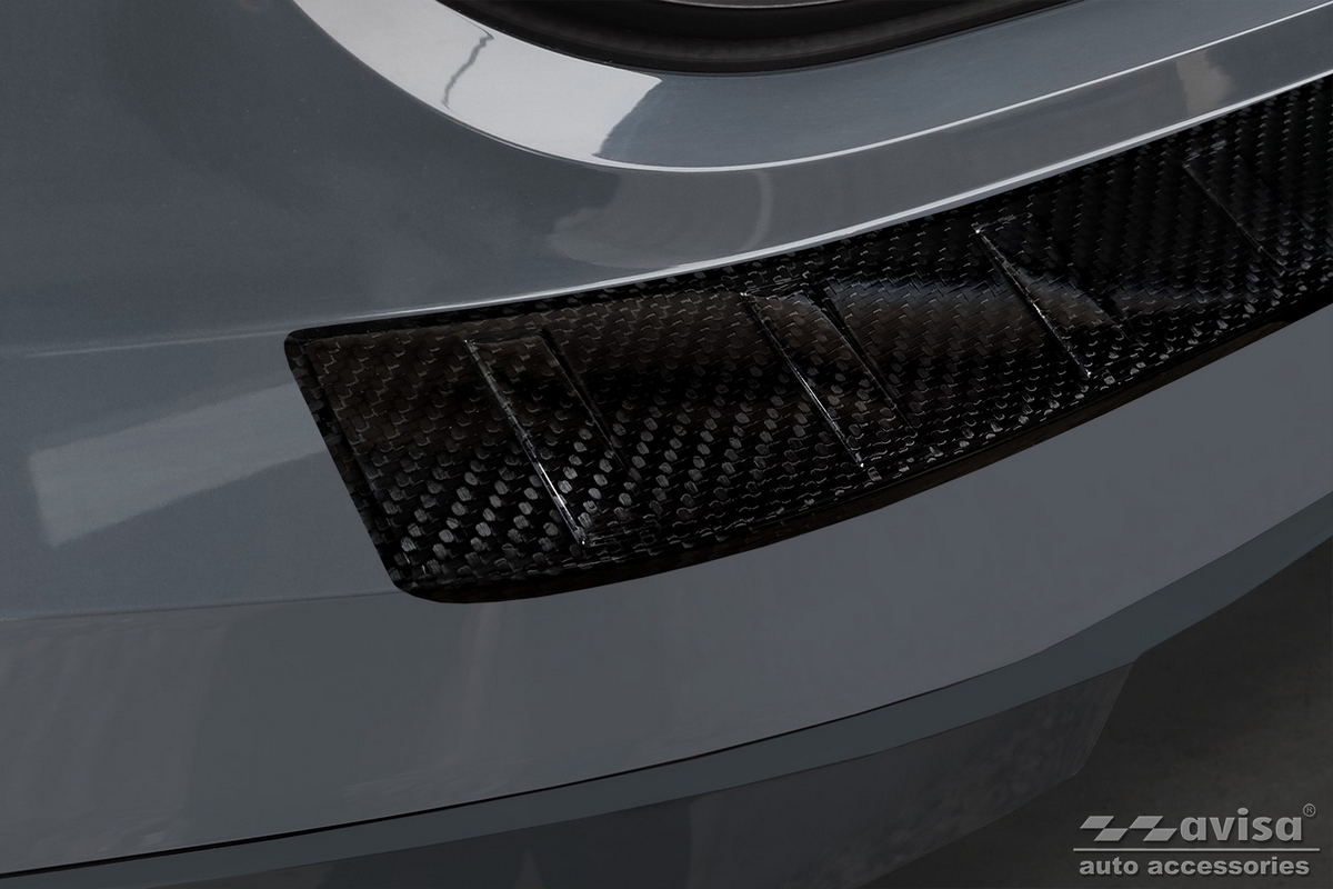 Ochranná lišta zadního nárazníku BMW iX, I20, 2021- , Carbon